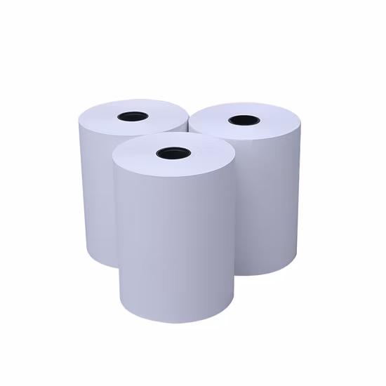 Термобумага в рулонах 75 мм, размер бумаги для принтера 4 дюйма, 65GSM